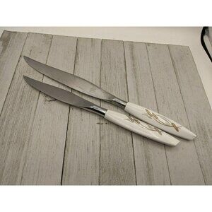 Mode Danish Carving Knives Set Wheat Sheffield England 11" & 13"